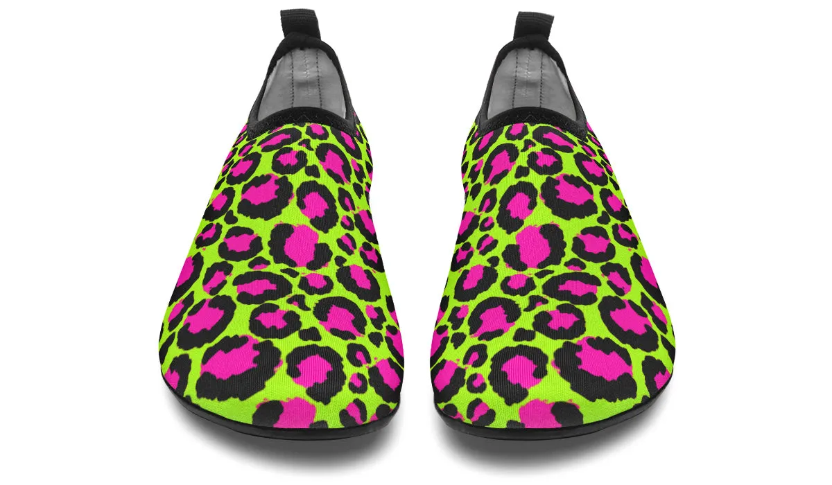 Neon Leopard Water Shoes