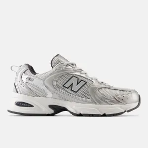 New Balance Unisex 530 Fashion Trainers - Grey / Silver