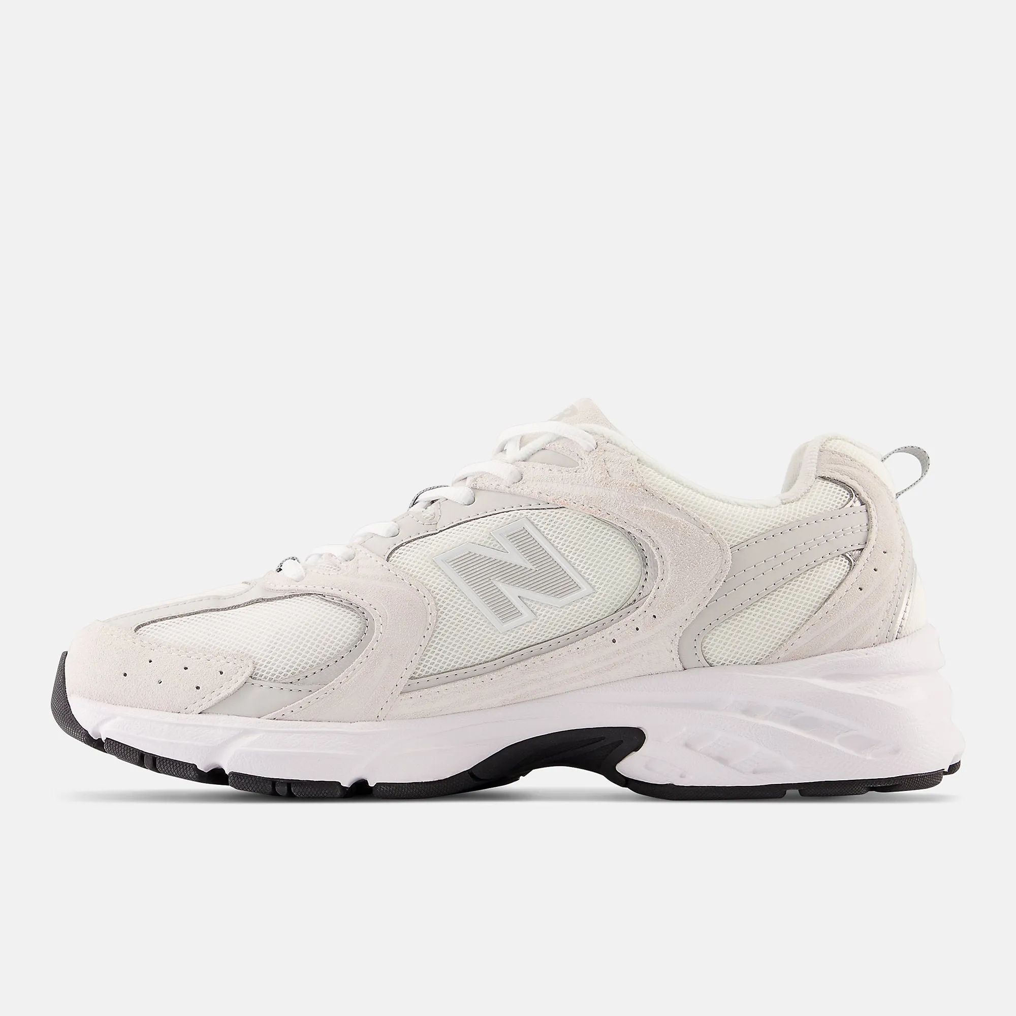 New Balance Unisex 530 Fashion Trainers - Sea Salt / Grey