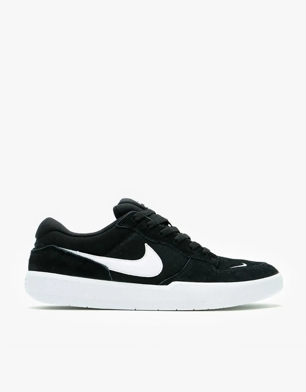 Nike SB Force 58 Skate Shoes - Black/White-Black