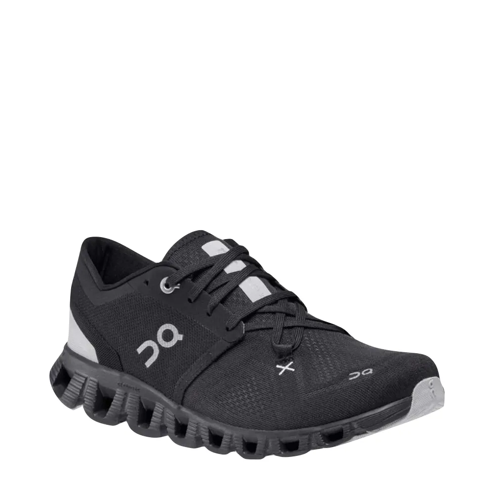 On Women's Cloud X3 Training Sneaker in Black