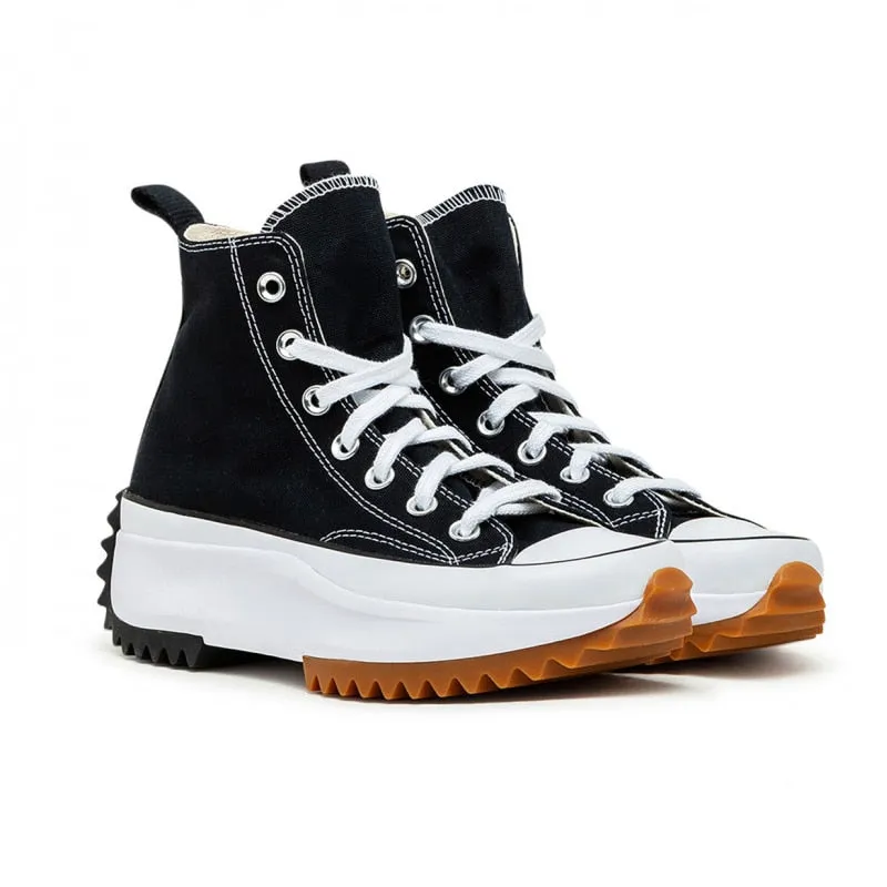 Original Converse Run Star Hike Platform High Top Men and Women Unisex Skateboarding Sneakers Black Classic Canvas Shoes