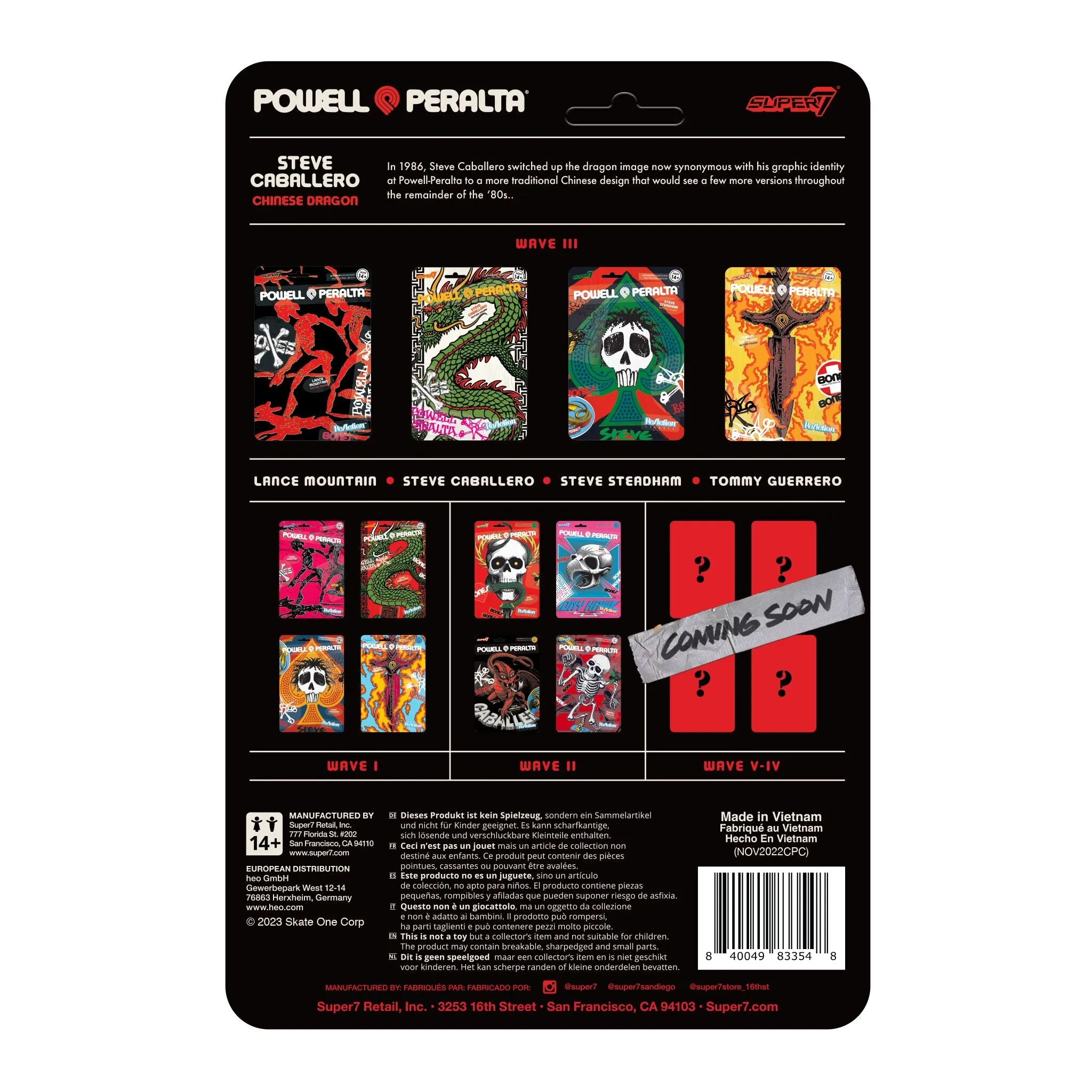 Powell-Peralta ReAction Figure Wave 3 - Steve Caballero (Chinese Dragon)