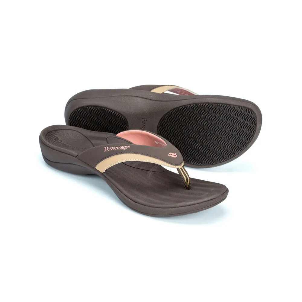 PowerStep Women's Sandals with Arch Support | Orthotic Plantar Fasciitis Relief