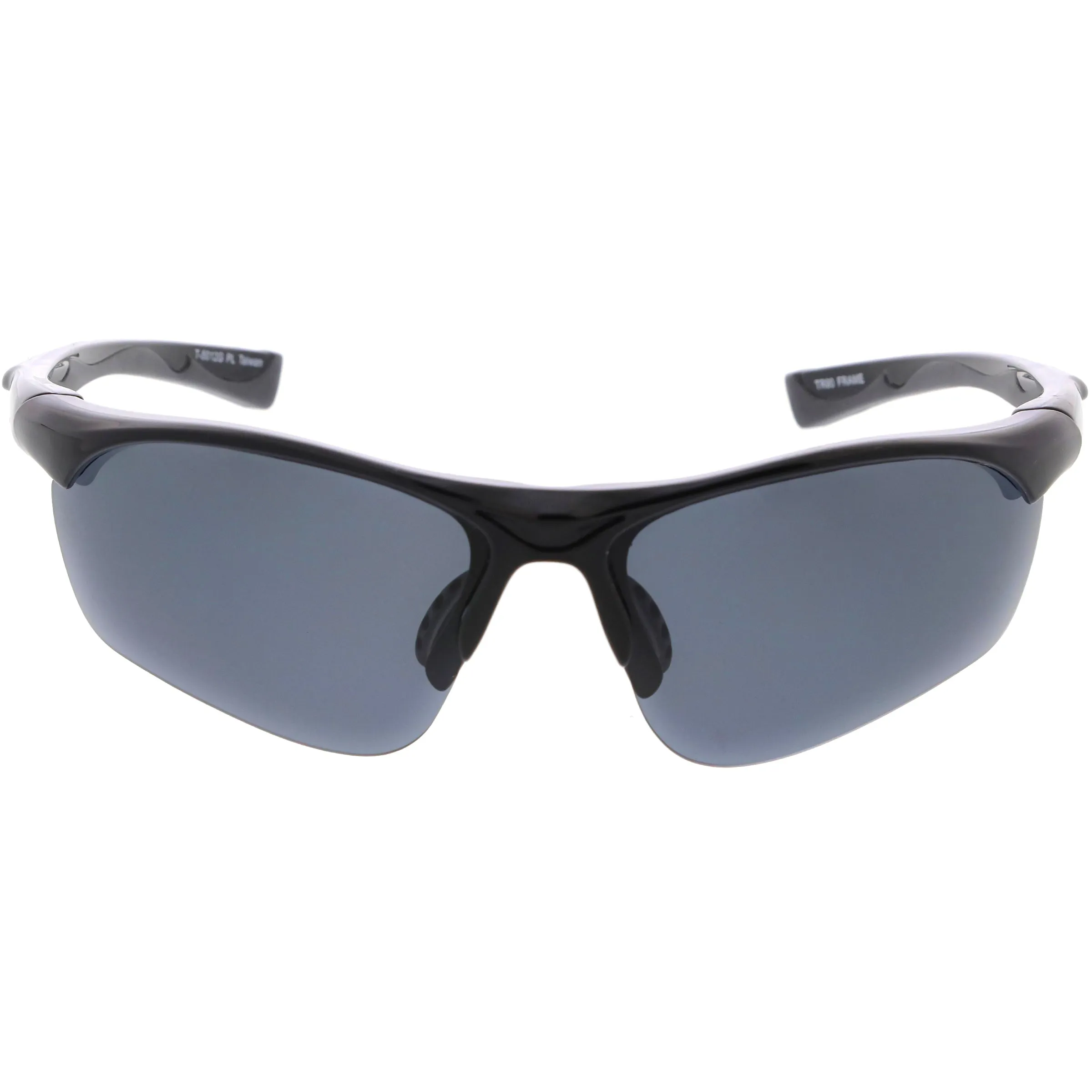 Premium Half Frame Polarized TR-90 Sports Wrap Sunglasses C818 70mm