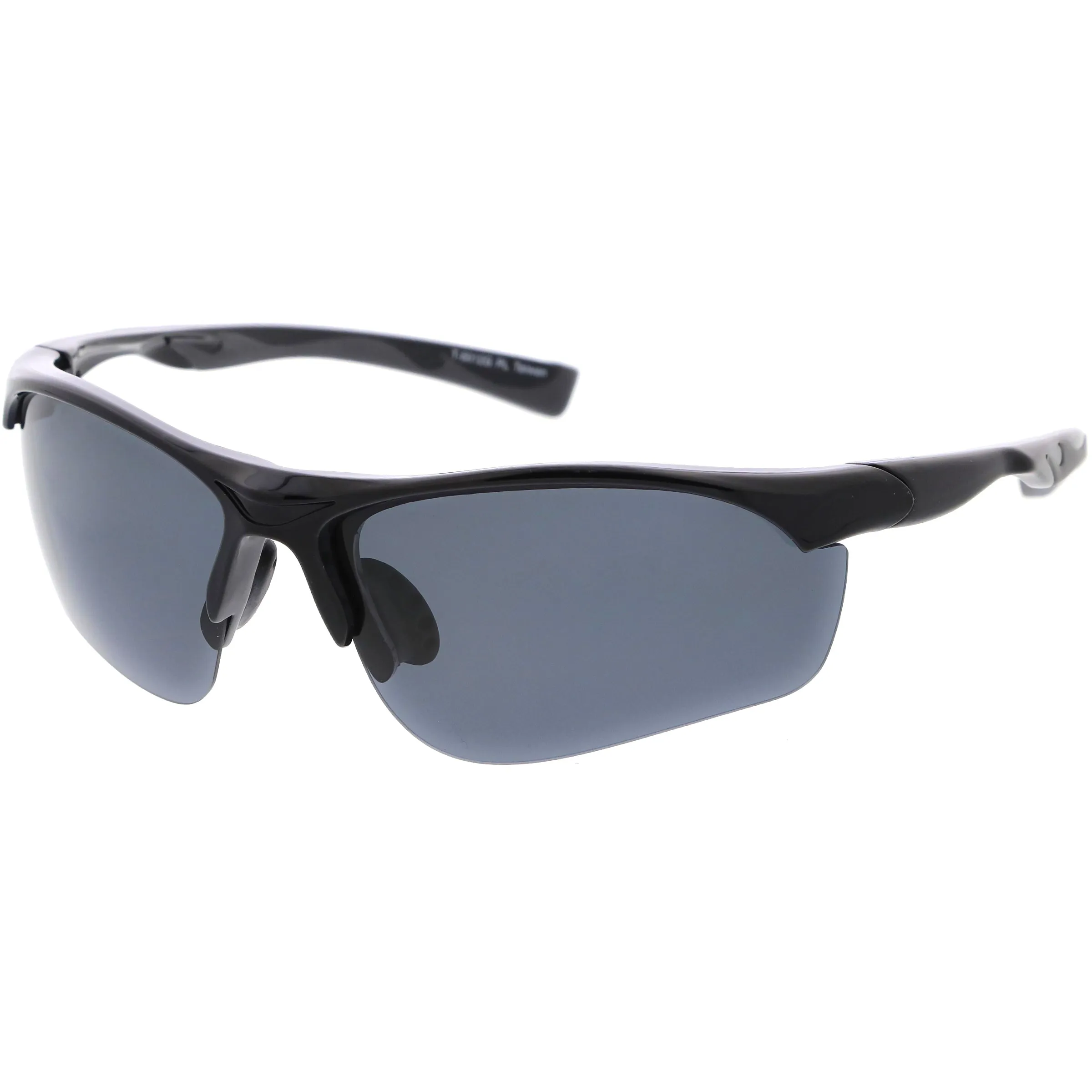 Premium Half Frame Polarized TR-90 Sports Wrap Sunglasses C818 70mm