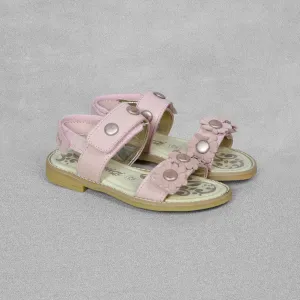 'Primigi' Girls Pale Pink Sandals with Velcro Straps - UK Size 5 / EU 38