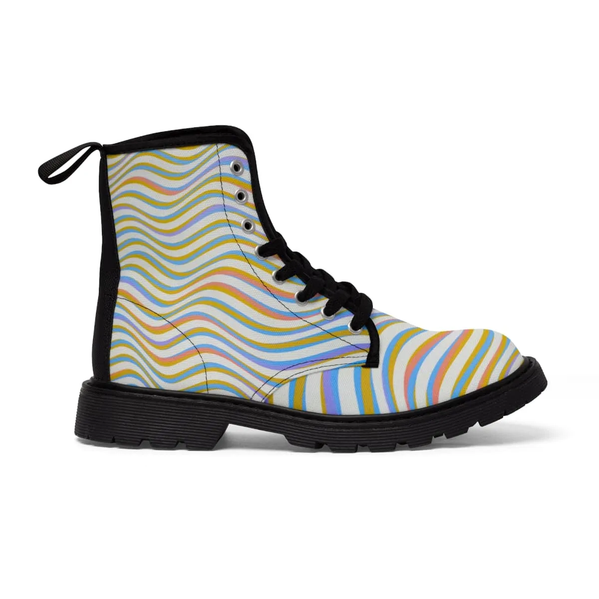 Rainbow Wave Vegan Women's Boots