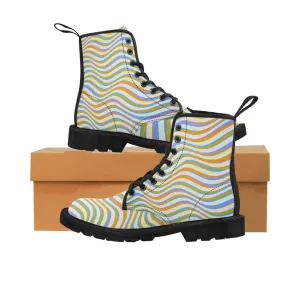 Rainbow Wave Vegan Women's Boots