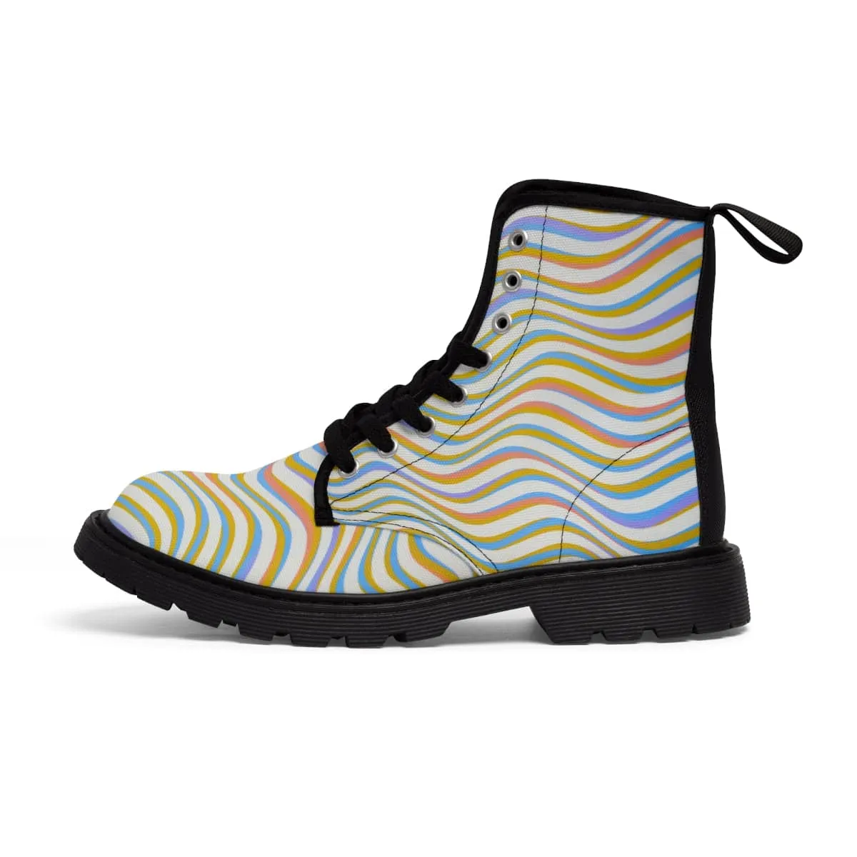 Rainbow Wave Vegan Women's Boots