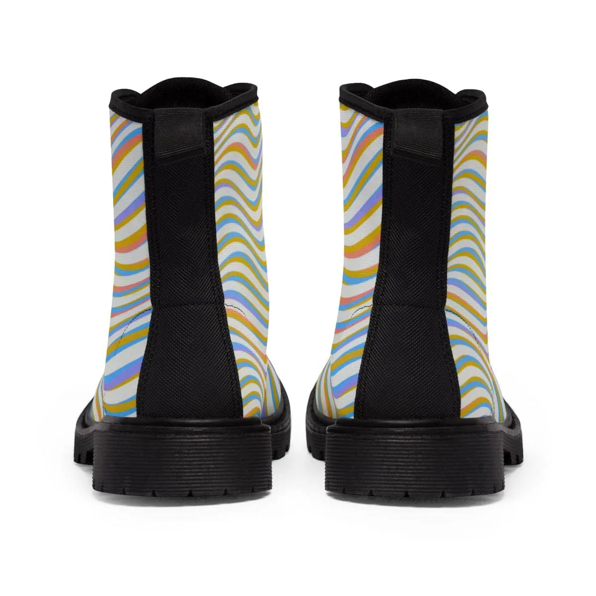 Rainbow Wave Vegan Women's Boots