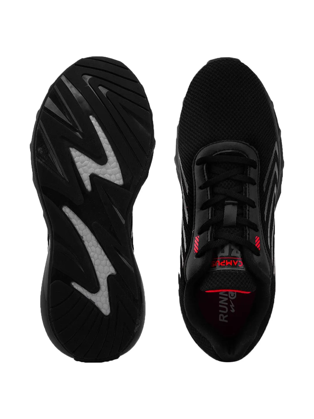 RAVEN Black Men's Sports Shoes