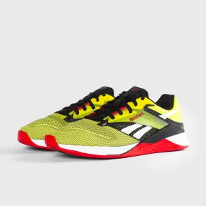 REEBOK - NANO X4 - HYPER GREEN/BLACK/VECTOR RED