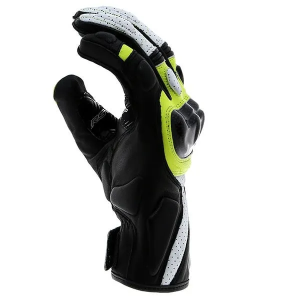 RST Stunt 3 CE Mixed Gloves - Flo Yellow