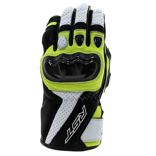 RST Stunt 3 CE Mixed Gloves - Flo Yellow