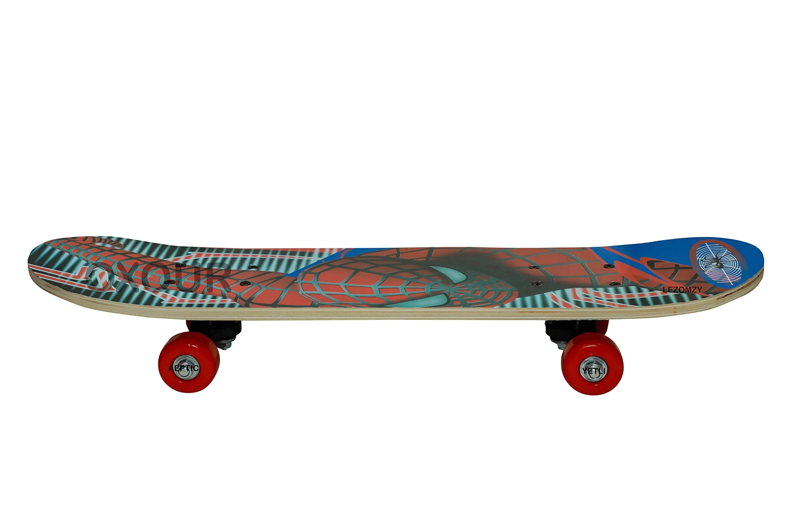 Sell pluse Skateboard 23"X 6" Complete Skateboard, Double Kick Concave Skate Board 9 Layer Plywood Deck Standard Skateboards For Kids Boys Girls Beginners Teens Adult-Mickeyy