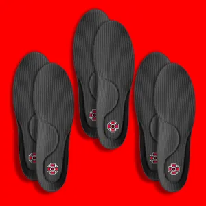 Shock Absorbing Foot Insoles (3-Pack)