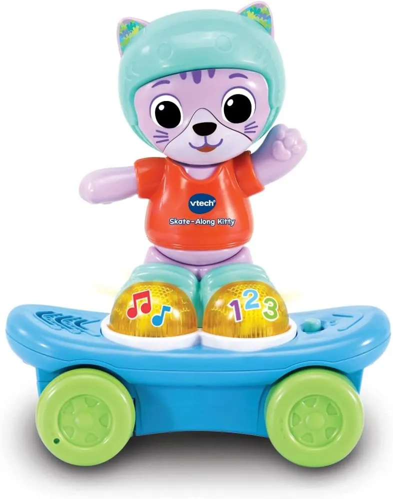 Skate-Along Kitty, Interactive Baby Toy with Lights & Music