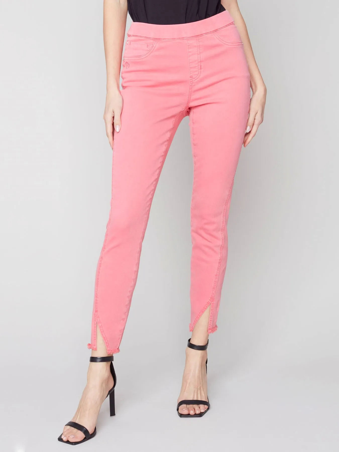 Stretch Denim Pant - Grapefruit