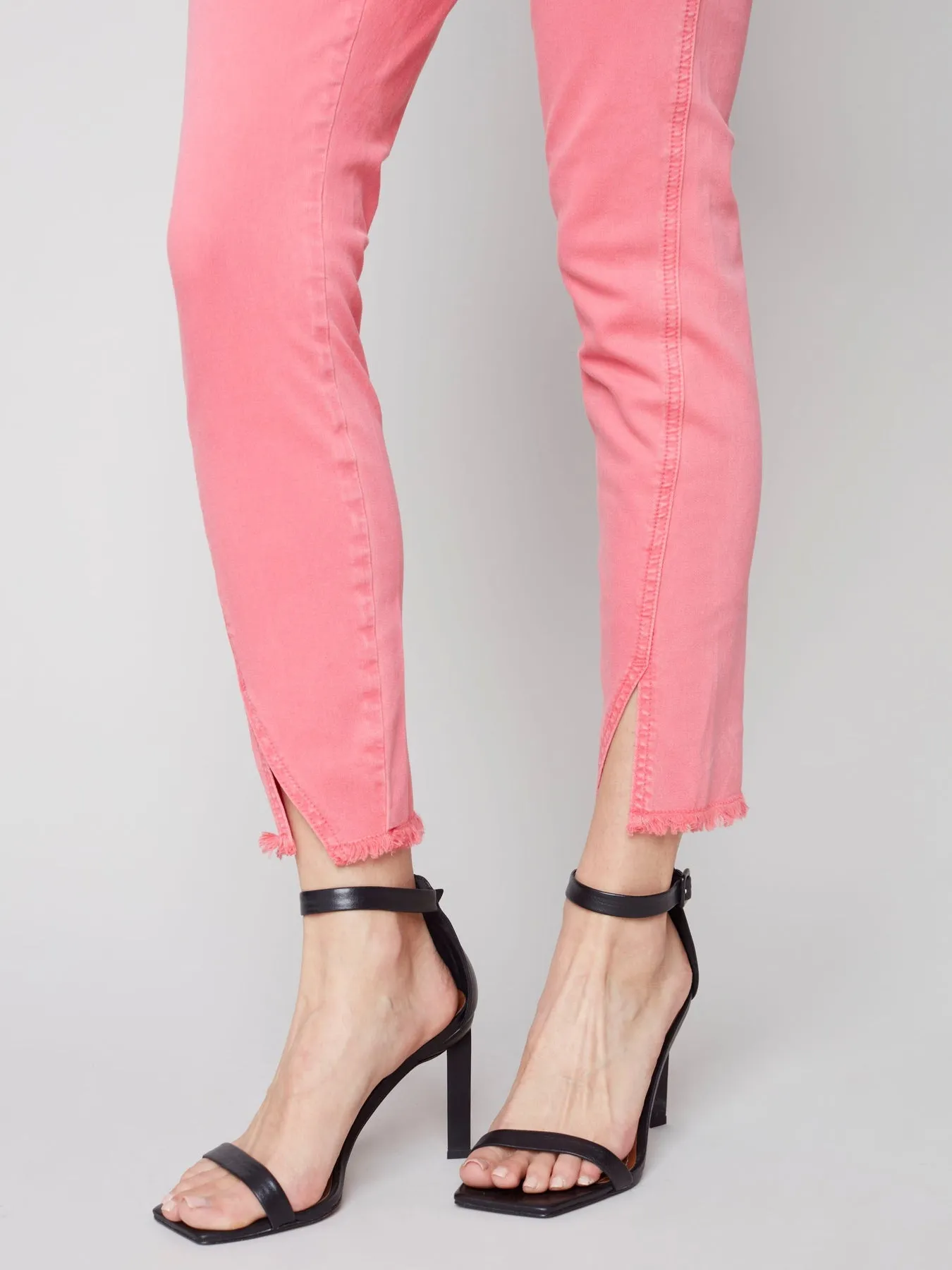 Stretch Denim Pant - Grapefruit