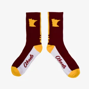 Stride Minnesota Men's & Women's Crew Socks