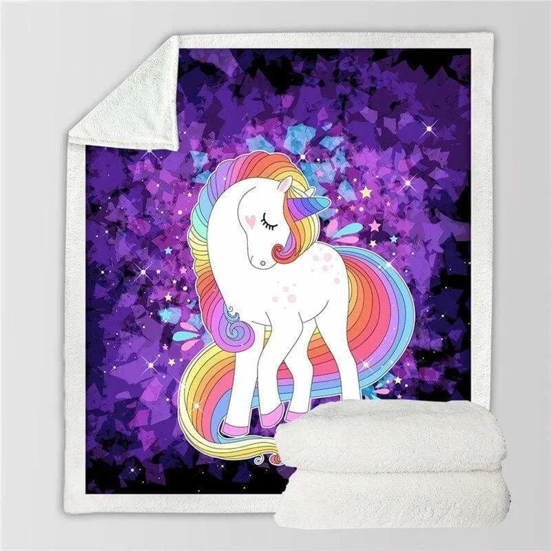 Unicorn Blanket For Kids Just For You