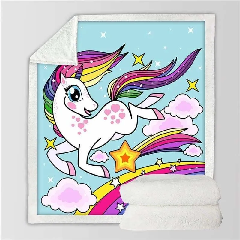 Unicorn Blanket For Kids Just For You