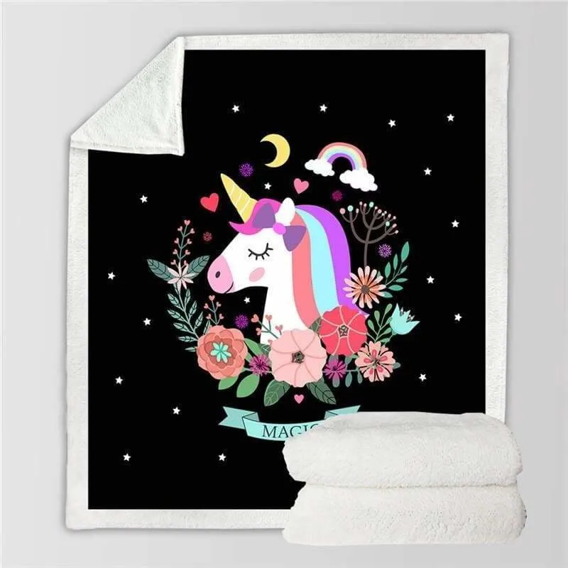 Unicorn Blanket For Kids Just For You