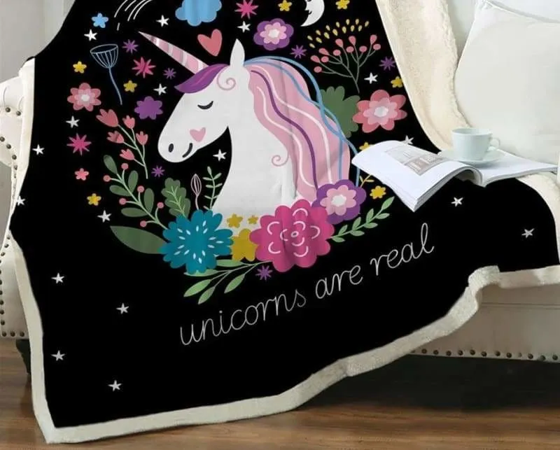 Unicorn Blanket For Kids Just For You