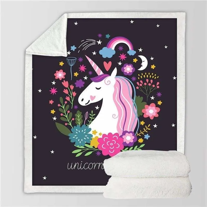 Unicorn Blanket For Kids Just For You