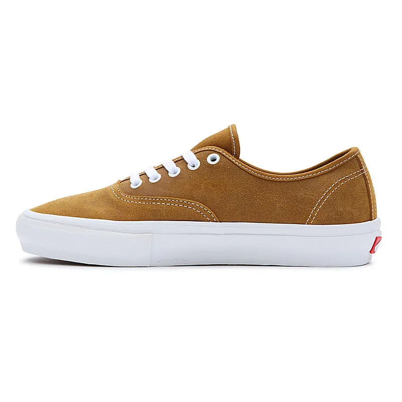 VANS - Skate Authentic Leather Shoes [GOLDEN BROWN]