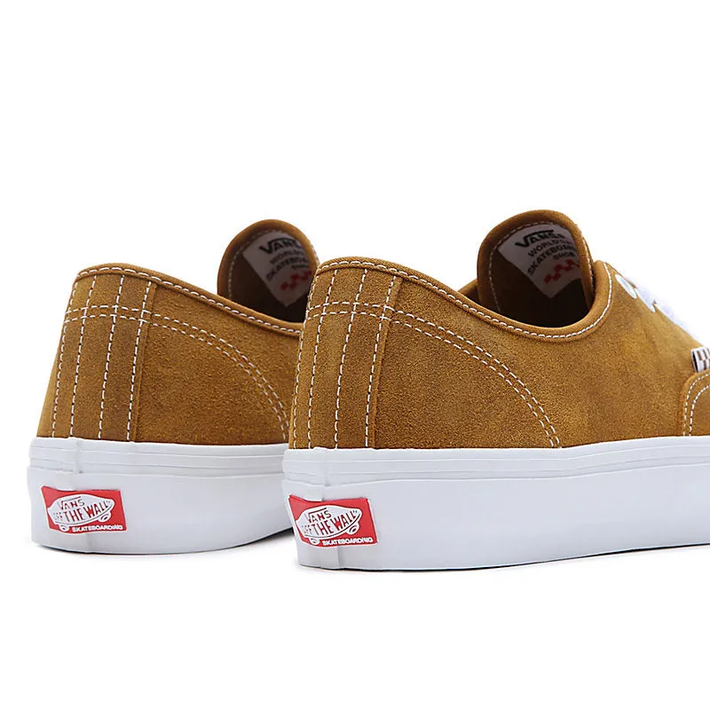 VANS - Skate Authentic Leather Shoes [GOLDEN BROWN]