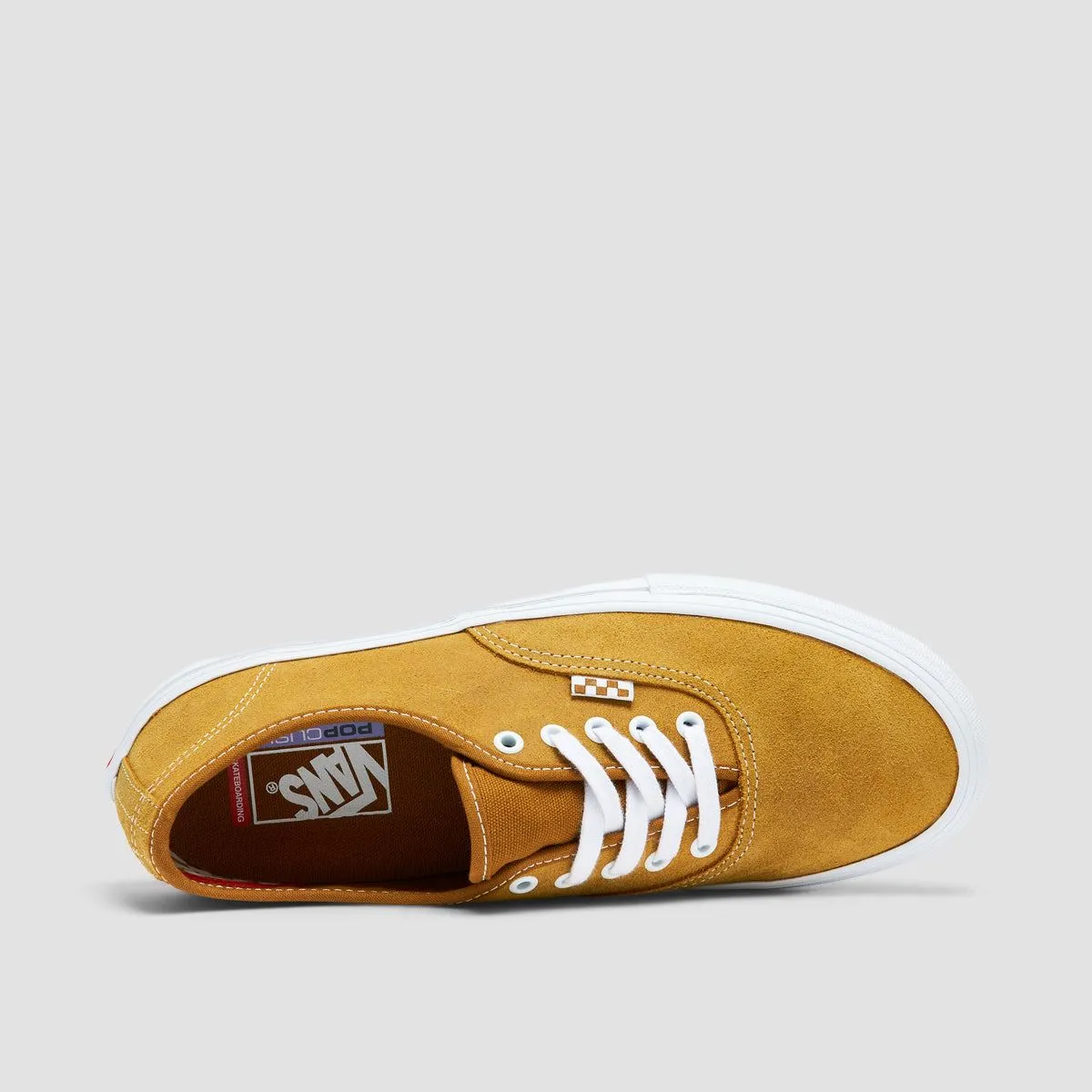 Vans Skate Authentic Shoes - Leather Golden Brown