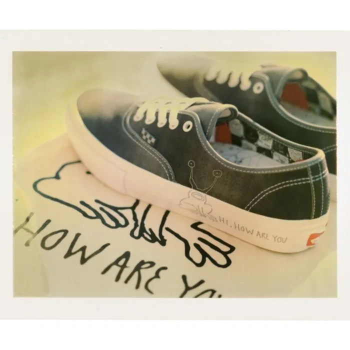 Vans Skate Authentic Skateboard Shoe - (Daniel Johnston)Raven