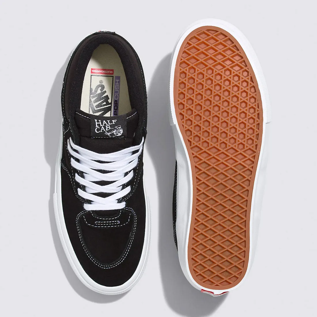 VANS Skate Half Cab - Black/White