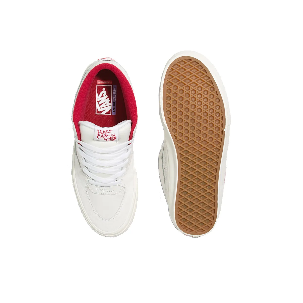 Vans Skate Half Cab - Vintage Sport White/Red