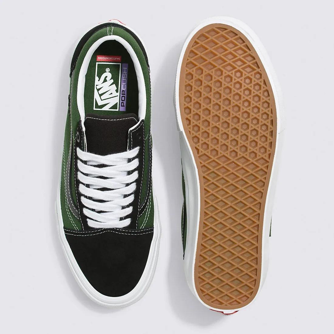 VANS Skate Old Skool - Safari Black/Greenery