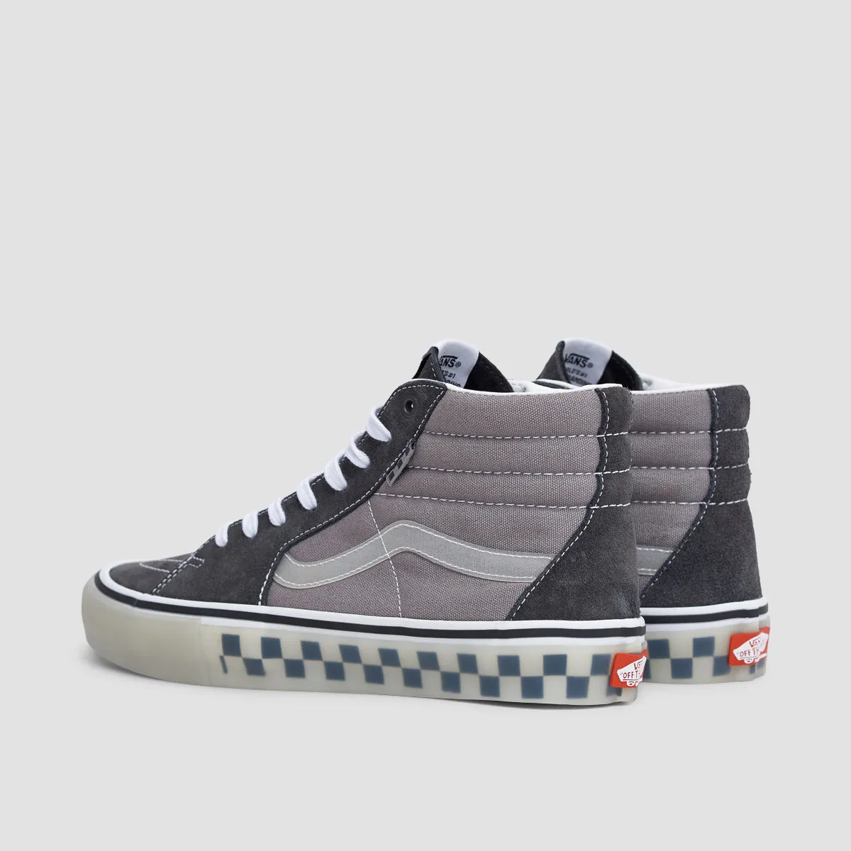 Vans Skate Sk8-Hi Shoes - Translucent Rubber Grey