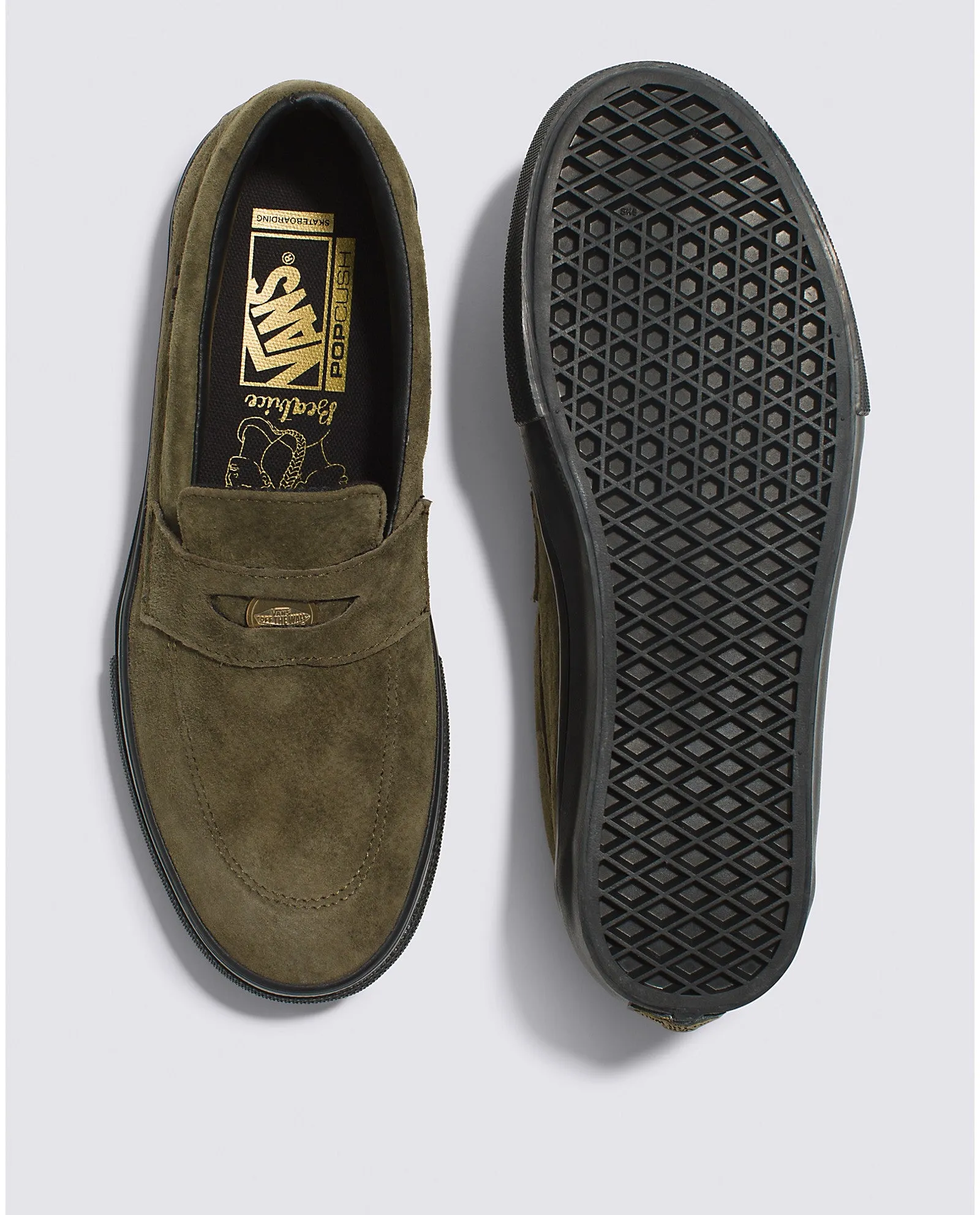 Vans Skate Style 53 x Beatrice Domond Skateboard Shoe - Dark Olive