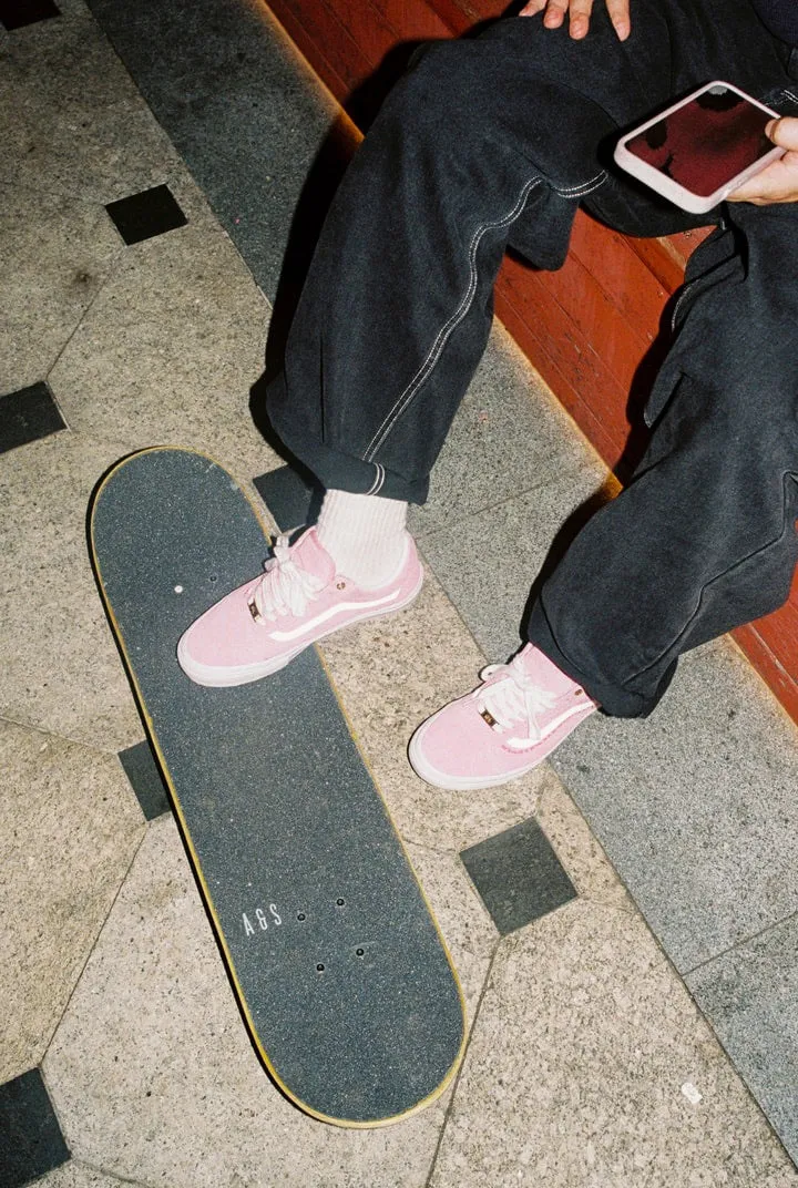 VANS x Avenue & Son x Jeremy Hu - Skate Old Skool Shoes [PINK]