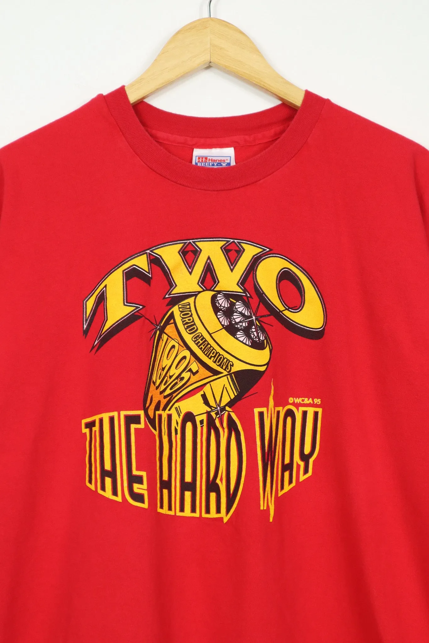 Vintage Houston Rockets Two The Hard Way Tee