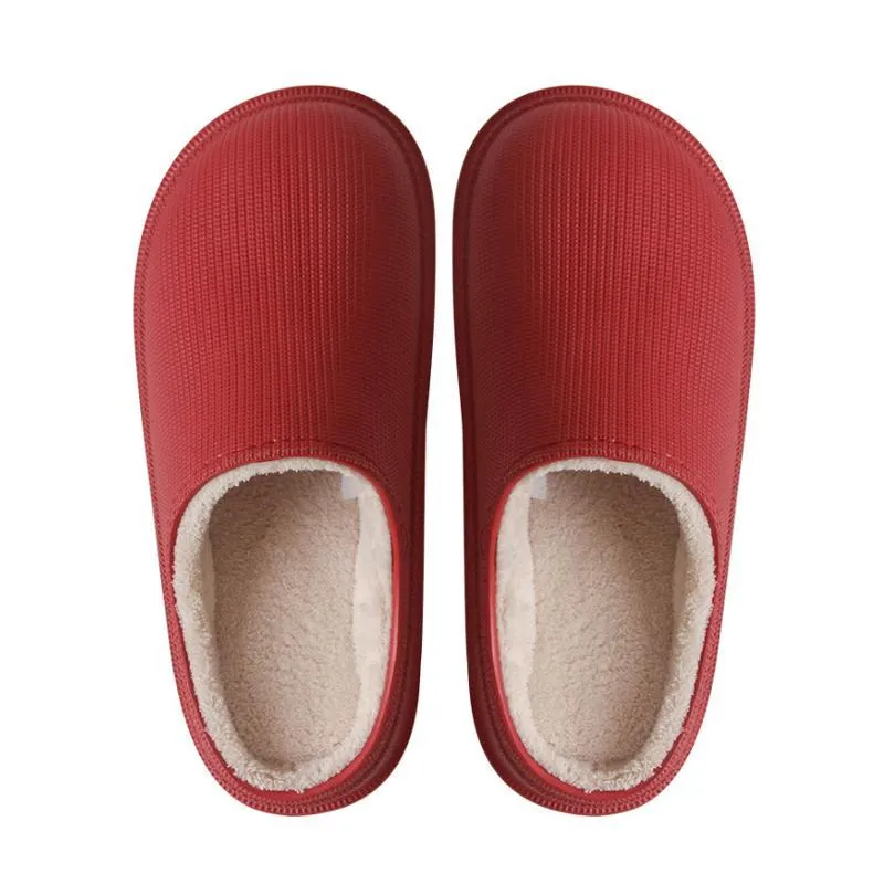 Waterproof Warm Cotton Slippers