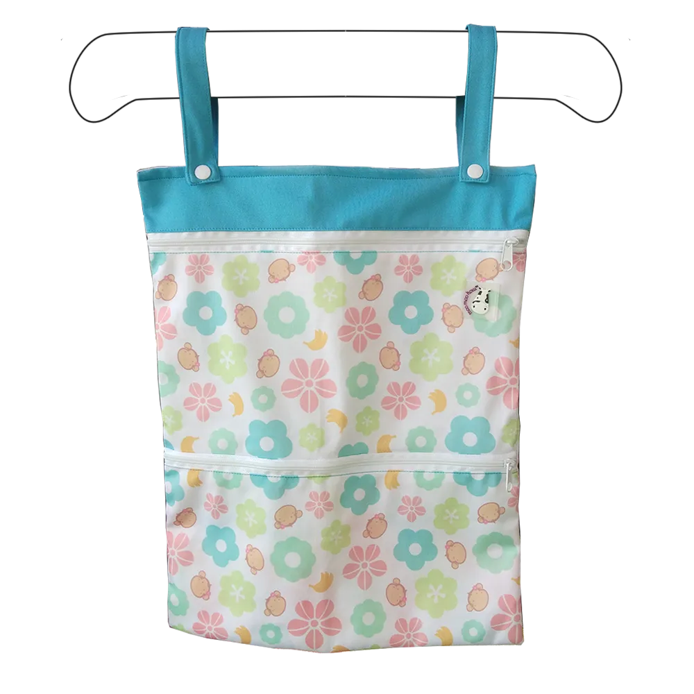 Wet Bag XL - Mooky Flower Blue