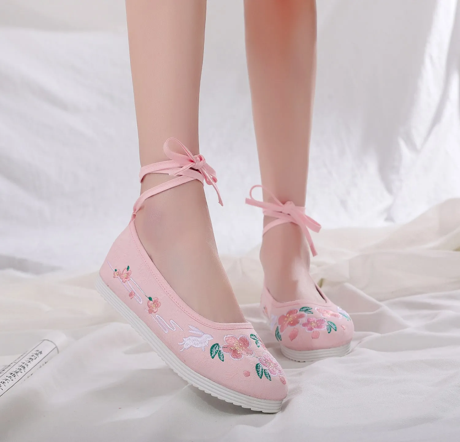 Will Peach For Han Chinese Clothing Canvas Shoes