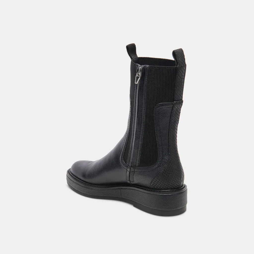 Women's Elyse H2O Boots - Black Leather