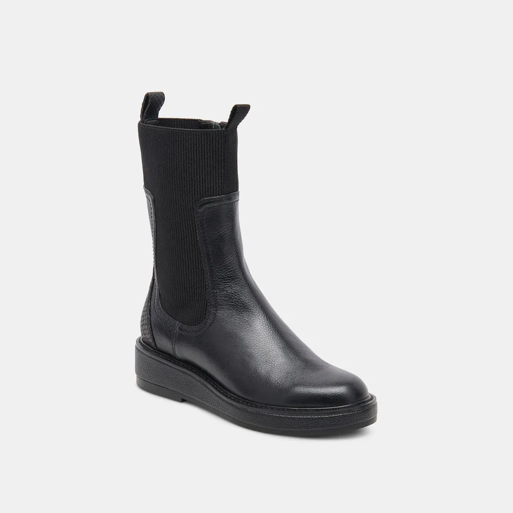 Women's Elyse H2O Boots - Black Leather