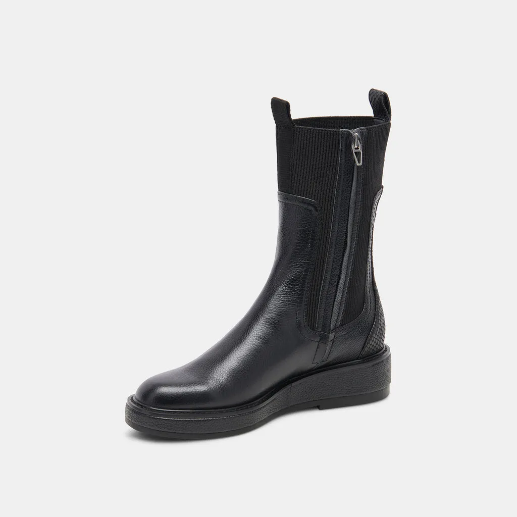 Women's Elyse H2O Boots - Black Leather