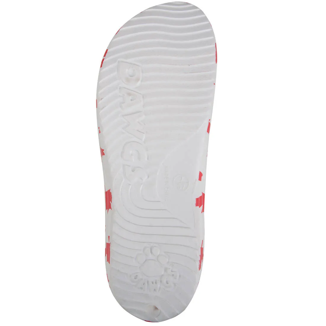 Women's Flip Flops - Canada (White/Red)