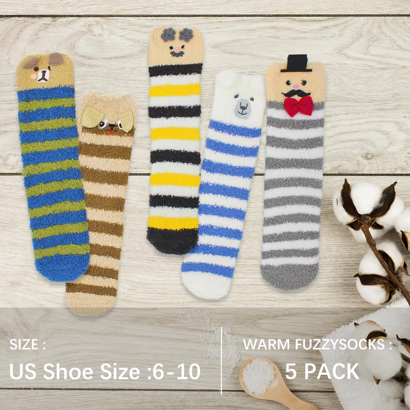 Womens Fuzzy Socks Fluffy Soft Slipper Socks Cozy Warm Home Sleeping Winter Socks