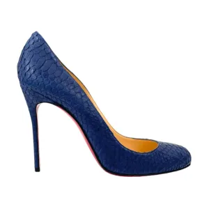 Women's Python Fifi Heels Blue Size EU 39.5 / UK 6.5